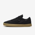 Nike SB Check Canvas Kids Shoes Black Khaki 5